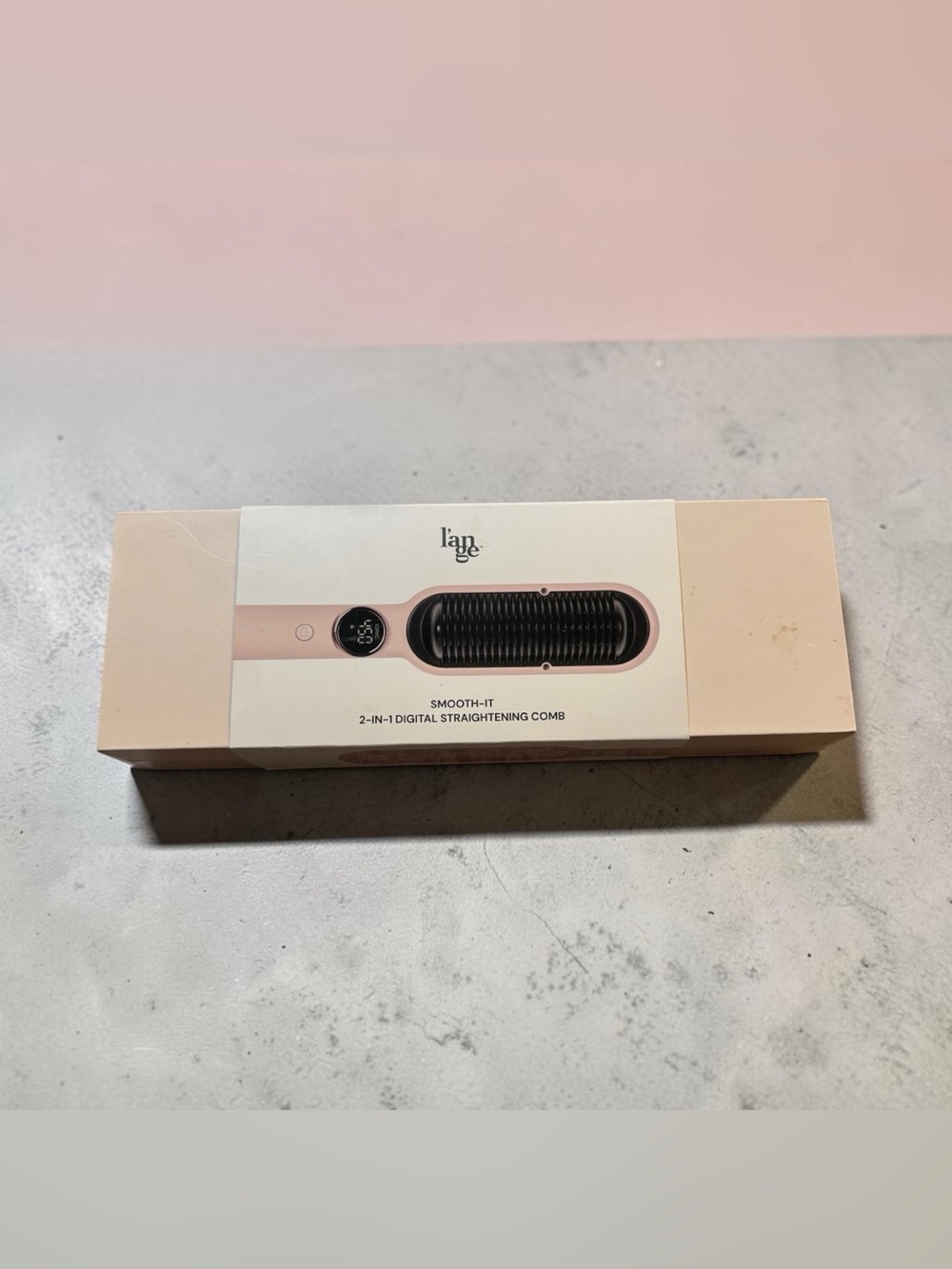 L’ange Smooth-It 2-in-1 Digital Straightening Comb